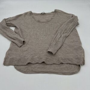 Madewell Women's Size Small Weather Pullover Sweater Beige